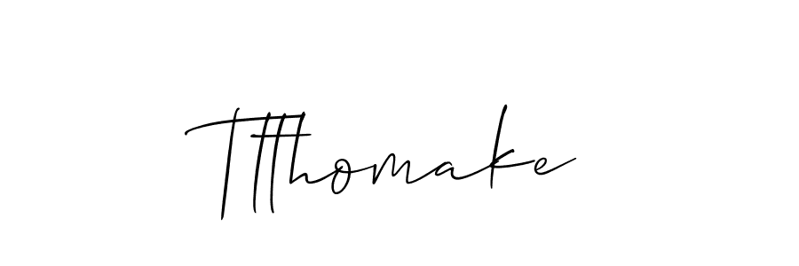 You should practise on your own different ways (Allison_Script) to write your name (Tlthomake) in signature. don't let someone else do it for you. Tlthomake signature style 2 images and pictures png