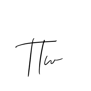 Tlw stylish signature style. Best Handwritten Sign (Allison_Script) for my name. Handwritten Signature Collection Ideas for my name Tlw. Tlw signature style 2 images and pictures png