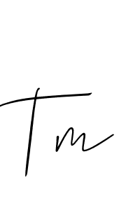 How to make Tm name signature. Use Allison_Script style for creating short signs online. This is the latest handwritten sign. Tm signature style 2 images and pictures png