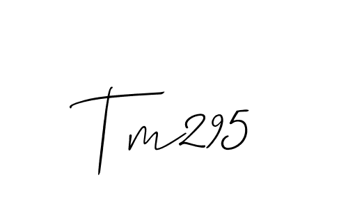 How to Draw Tm295 signature style? Allison_Script is a latest design signature styles for name Tm295. Tm295 signature style 2 images and pictures png