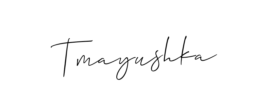 Make a beautiful signature design for name Tmayushka. Use this online signature maker to create a handwritten signature for free. Tmayushka signature style 2 images and pictures png
