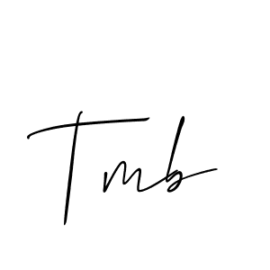 Once you've used our free online signature maker to create your best signature Allison_Script style, it's time to enjoy all of the benefits that Tmb name signing documents. Tmb signature style 2 images and pictures png