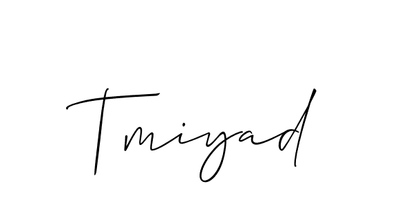 Make a beautiful signature design for name Tmiyad. Use this online signature maker to create a handwritten signature for free. Tmiyad signature style 2 images and pictures png