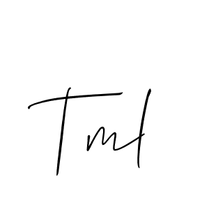 How to make Tml name signature. Use Allison_Script style for creating short signs online. This is the latest handwritten sign. Tml signature style 2 images and pictures png
