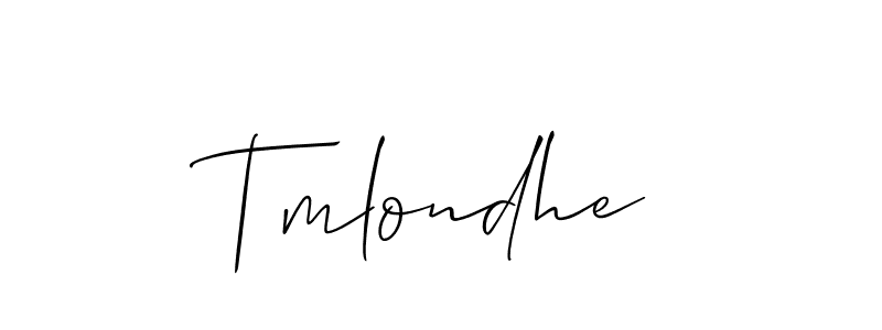 This is the best signature style for the Tmlondhe name. Also you like these signature font (Allison_Script). Mix name signature. Tmlondhe signature style 2 images and pictures png