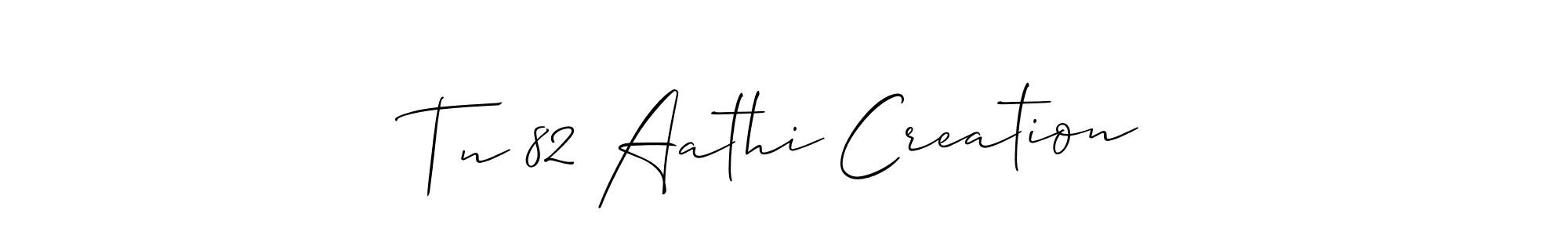 How to Draw Tn 82 Aathi Creation signature style? Allison_Script is a latest design signature styles for name Tn 82 Aathi Creation. Tn 82 Aathi Creation signature style 2 images and pictures png