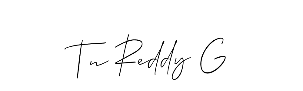 Once you've used our free online signature maker to create your best signature Allison_Script style, it's time to enjoy all of the benefits that Tn Reddy G name signing documents. Tn Reddy G signature style 2 images and pictures png