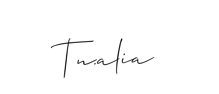 Once you've used our free online signature maker to create your best signature Allison_Script style, it's time to enjoy all of the benefits that Tn.alia name signing documents. Tn.alia signature style 2 images and pictures png