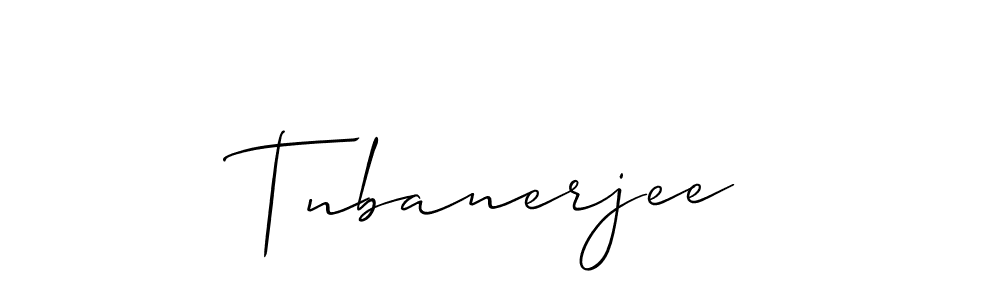 Once you've used our free online signature maker to create your best signature Allison_Script style, it's time to enjoy all of the benefits that Tnbanerjee name signing documents. Tnbanerjee signature style 2 images and pictures png