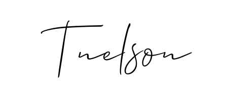 Best and Professional Signature Style for Tnelson. Allison_Script Best Signature Style Collection. Tnelson signature style 2 images and pictures png