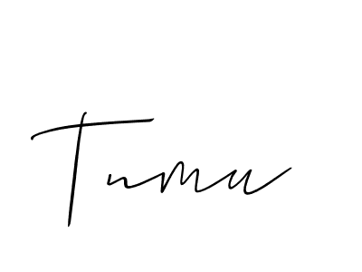 How to make Tnmu name signature. Use Allison_Script style for creating short signs online. This is the latest handwritten sign. Tnmu signature style 2 images and pictures png