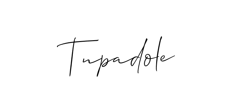 Make a beautiful signature design for name Tnpadole. Use this online signature maker to create a handwritten signature for free. Tnpadole signature style 2 images and pictures png