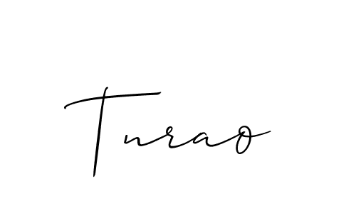 Also we have Tnrao name is the best signature style. Create professional handwritten signature collection using Allison_Script autograph style. Tnrao signature style 2 images and pictures png