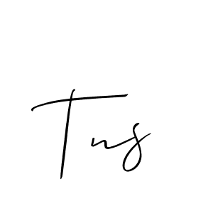 Make a short Tns signature style. Manage your documents anywhere anytime using Allison_Script. Create and add eSignatures, submit forms, share and send files easily. Tns signature style 2 images and pictures png