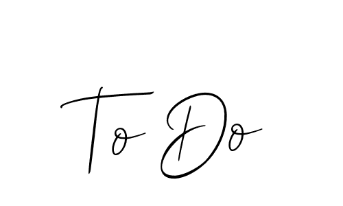 Use a signature maker to create a handwritten signature online. With this signature software, you can design (Allison_Script) your own signature for name To Do. To Do signature style 2 images and pictures png