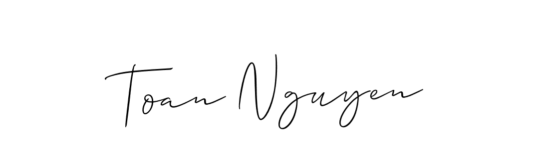 Similarly Allison_Script is the best handwritten signature design. Signature creator online .You can use it as an online autograph creator for name Toan Nguyen. Toan Nguyen signature style 2 images and pictures png