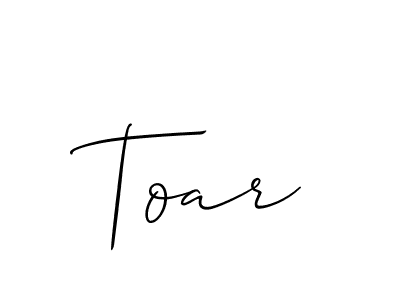 Make a short Toar signature style. Manage your documents anywhere anytime using Allison_Script. Create and add eSignatures, submit forms, share and send files easily. Toar signature style 2 images and pictures png