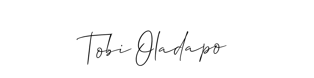 Best and Professional Signature Style for Tobi Oladapo. Allison_Script Best Signature Style Collection. Tobi Oladapo signature style 2 images and pictures png