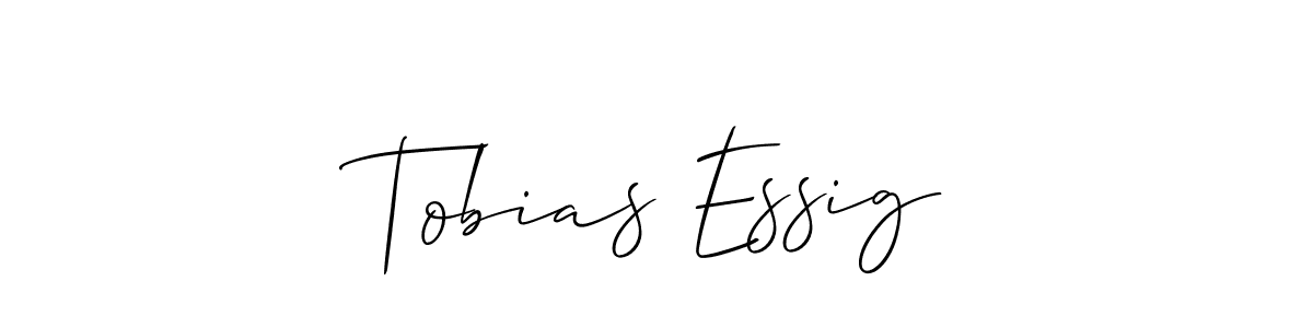 Also You can easily find your signature by using the search form. We will create Tobias Essig name handwritten signature images for you free of cost using Allison_Script sign style. Tobias Essig signature style 2 images and pictures png