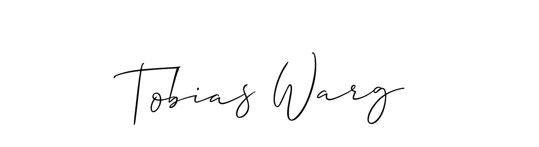 Also we have Tobias Warg name is the best signature style. Create professional handwritten signature collection using Allison_Script autograph style. Tobias Warg signature style 2 images and pictures png