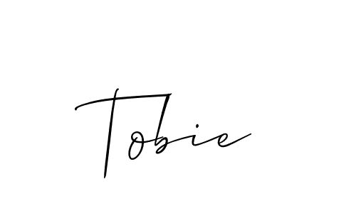 Also we have Tobie name is the best signature style. Create professional handwritten signature collection using Allison_Script autograph style. Tobie signature style 2 images and pictures png