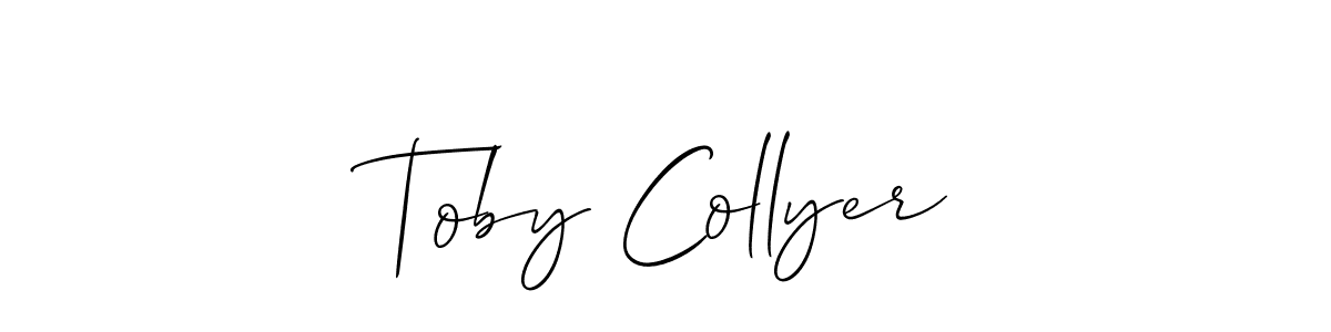 You can use this online signature creator to create a handwritten signature for the name Toby Collyer. This is the best online autograph maker. Toby Collyer signature style 2 images and pictures png