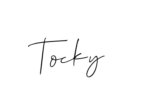 Check out images of Autograph of Tocky name. Actor Tocky Signature Style. Allison_Script is a professional sign style online. Tocky signature style 2 images and pictures png