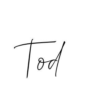 Here are the top 10 professional signature styles for the name Tod. These are the best autograph styles you can use for your name. Tod signature style 2 images and pictures png