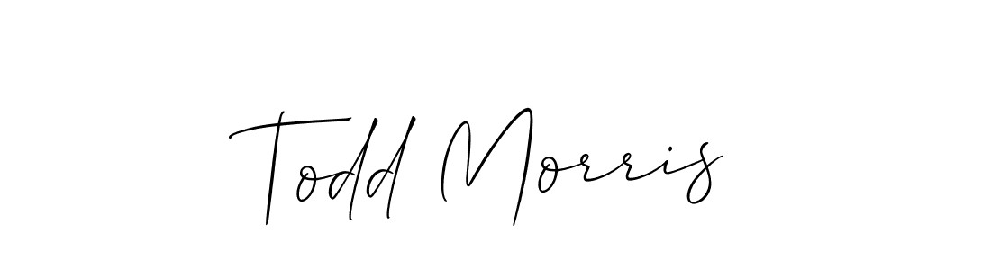 Best and Professional Signature Style for Todd Morris. Allison_Script Best Signature Style Collection. Todd Morris signature style 2 images and pictures png