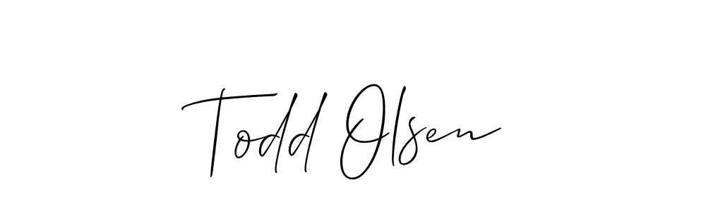 Best and Professional Signature Style for Todd Olsen. Allison_Script Best Signature Style Collection. Todd Olsen signature style 2 images and pictures png