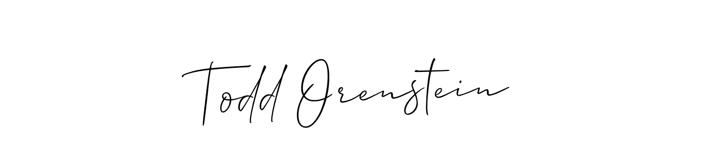 Best and Professional Signature Style for Todd Orenstein. Allison_Script Best Signature Style Collection. Todd Orenstein signature style 2 images and pictures png