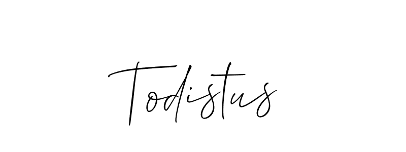 Best and Professional Signature Style for Todistus. Allison_Script Best Signature Style Collection. Todistus signature style 2 images and pictures png