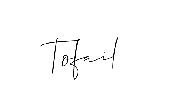 Make a beautiful signature design for name Tofail. Use this online signature maker to create a handwritten signature for free. Tofail signature style 2 images and pictures png