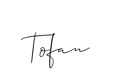 Tofan stylish signature style. Best Handwritten Sign (Allison_Script) for my name. Handwritten Signature Collection Ideas for my name Tofan. Tofan signature style 2 images and pictures png