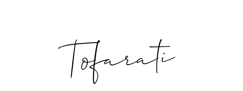 Similarly Allison_Script is the best handwritten signature design. Signature creator online .You can use it as an online autograph creator for name Tofarati. Tofarati signature style 2 images and pictures png