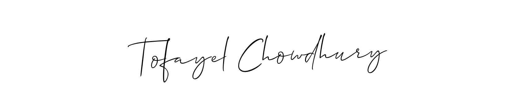 The best way (Allison_Script) to make a short signature is to pick only two or three words in your name. The name Tofayel Chowdhury include a total of six letters. For converting this name. Tofayel Chowdhury signature style 2 images and pictures png