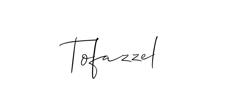 You can use this online signature creator to create a handwritten signature for the name Tofazzel. This is the best online autograph maker. Tofazzel signature style 2 images and pictures png