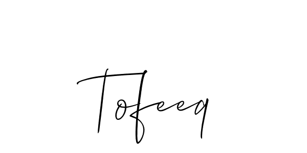 Also You can easily find your signature by using the search form. We will create Tofeeq name handwritten signature images for you free of cost using Allison_Script sign style. Tofeeq signature style 2 images and pictures png