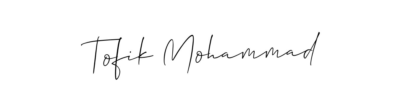 Make a beautiful signature design for name Tofik Mohammad. Use this online signature maker to create a handwritten signature for free. Tofik Mohammad signature style 2 images and pictures png