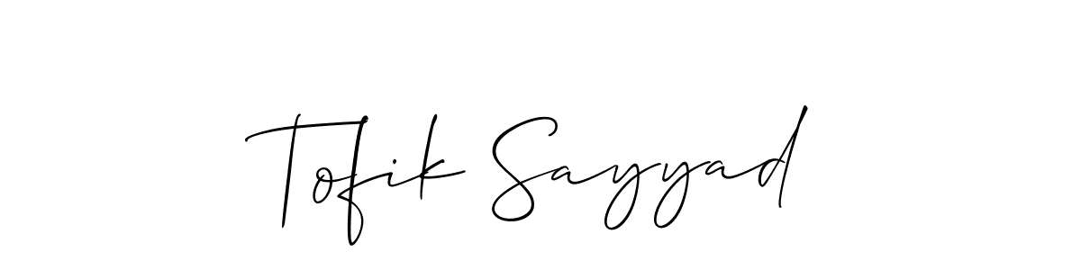 See photos of Tofik Sayyad official signature by Spectra . Check more albums & portfolios. Read reviews & check more about Allison_Script font. Tofik Sayyad signature style 2 images and pictures png