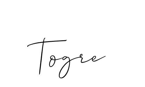 if you are searching for the best signature style for your name Togre. so please give up your signature search. here we have designed multiple signature styles  using Allison_Script. Togre signature style 2 images and pictures png