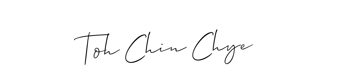 Allison_Script is a professional signature style that is perfect for those who want to add a touch of class to their signature. It is also a great choice for those who want to make their signature more unique. Get Toh Chin Chye name to fancy signature for free. Toh Chin Chye signature style 2 images and pictures png
