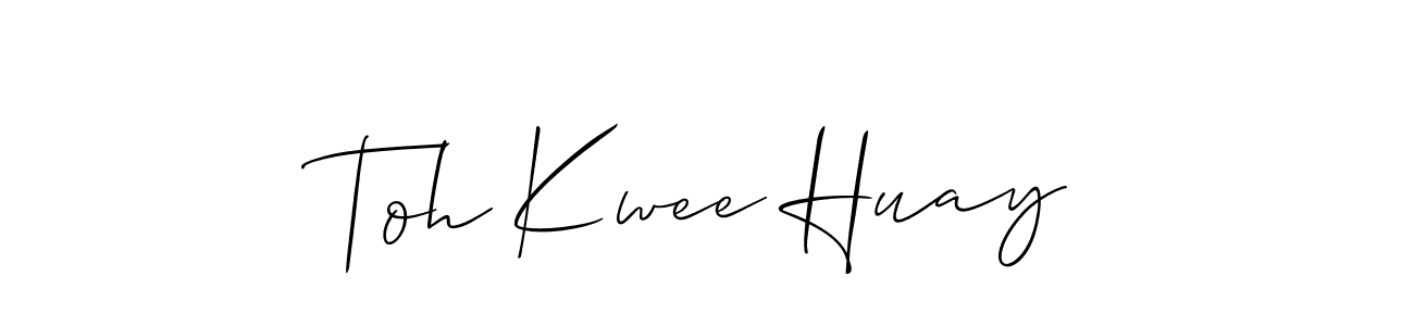 Toh Kwee Huay stylish signature style. Best Handwritten Sign (Allison_Script) for my name. Handwritten Signature Collection Ideas for my name Toh Kwee Huay. Toh Kwee Huay signature style 2 images and pictures png