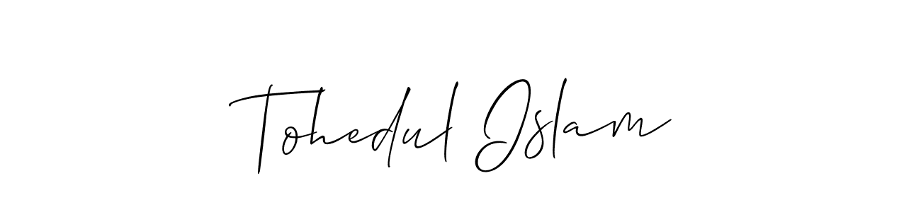 Make a beautiful signature design for name Tohedul Islam. Use this online signature maker to create a handwritten signature for free. Tohedul Islam signature style 2 images and pictures png