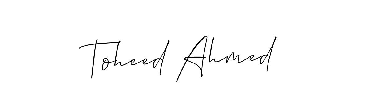 You can use this online signature creator to create a handwritten signature for the name Toheed Ahmed. This is the best online autograph maker. Toheed Ahmed signature style 2 images and pictures png