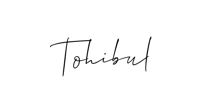 Make a short Tohibul signature style. Manage your documents anywhere anytime using Allison_Script. Create and add eSignatures, submit forms, share and send files easily. Tohibul signature style 2 images and pictures png