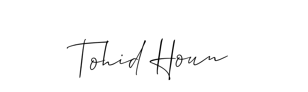 Once you've used our free online signature maker to create your best signature Allison_Script style, it's time to enjoy all of the benefits that Tohid Houn name signing documents. Tohid Houn signature style 2 images and pictures png