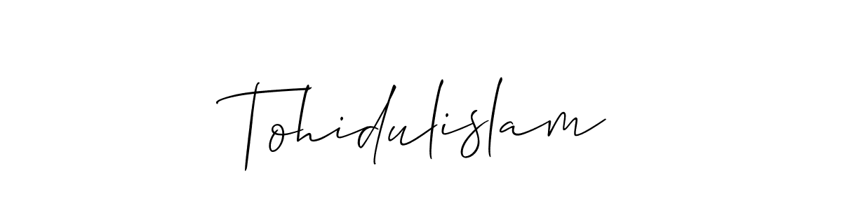 Similarly Allison_Script is the best handwritten signature design. Signature creator online .You can use it as an online autograph creator for name Tohidulislam. Tohidulislam signature style 2 images and pictures png