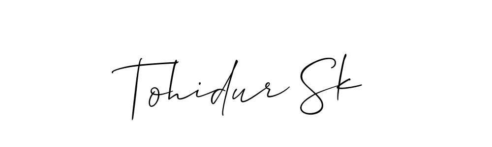 This is the best signature style for the Tohidur Sk name. Also you like these signature font (Allison_Script). Mix name signature. Tohidur Sk signature style 2 images and pictures png