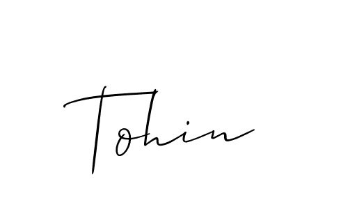 You can use this online signature creator to create a handwritten signature for the name Tohin. This is the best online autograph maker. Tohin signature style 2 images and pictures png